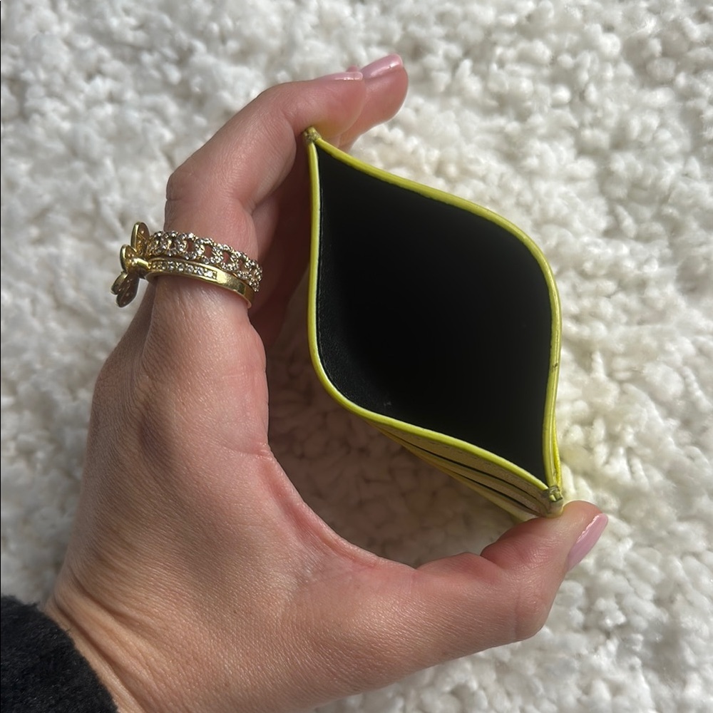 Balenciaga Yellow Card Holder - Picture 3 of 3